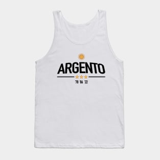 Logo Argento 2 + 3 estrellas Tank Top